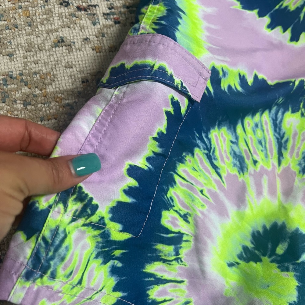 Tie-Dye Men's Shorts - Multicolor - Picture 3 of 7